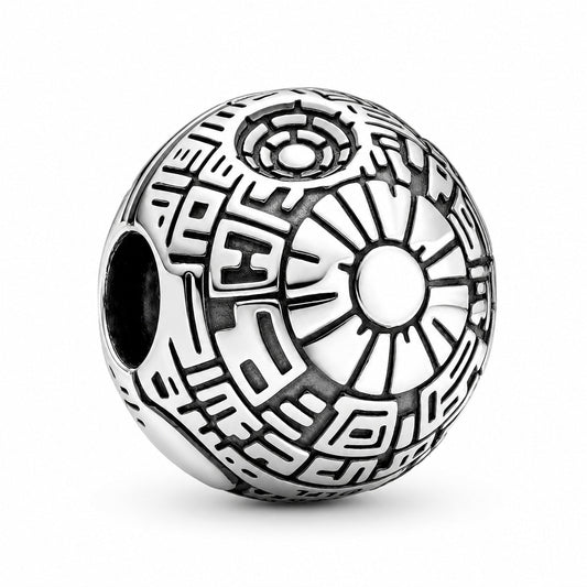 Disney Star War Death Star Clip Charm  S925 Sterling Silver