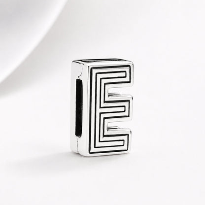 S925 Reflexion Alphabets A to Z Sterling Silver Charm Collection