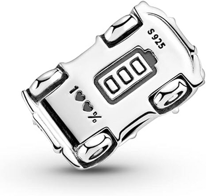 Electric Car Charm S925 Sterling Silver
