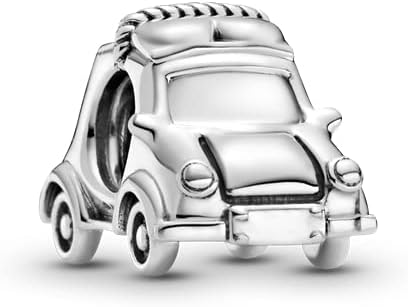 Electric Car Charm Hallmarked S925 Sterling Silver