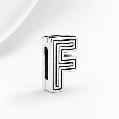 S925 Reflexion Alphabets A to Z Sterling Silver Charm Collection