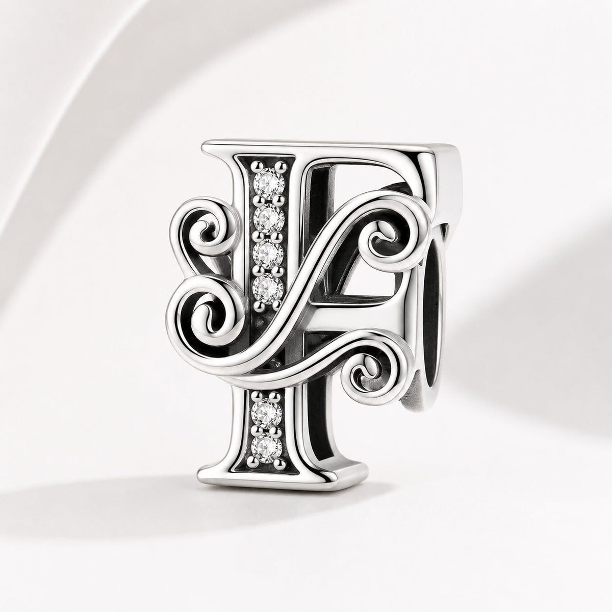 S925 Classic Alphabets A to Z Sterling Silver Charm Collection