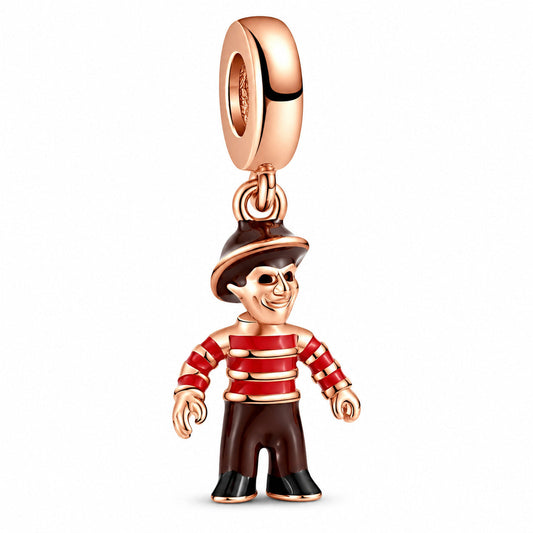 Freddy Krueger Dangle Charm  S925 Sterling Silver
