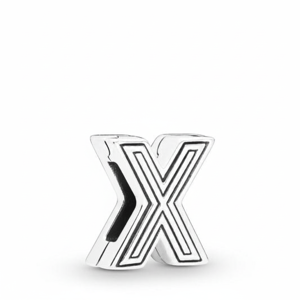 S925 Reflexion Alphabets A to Z Sterling Silver Charms Collection