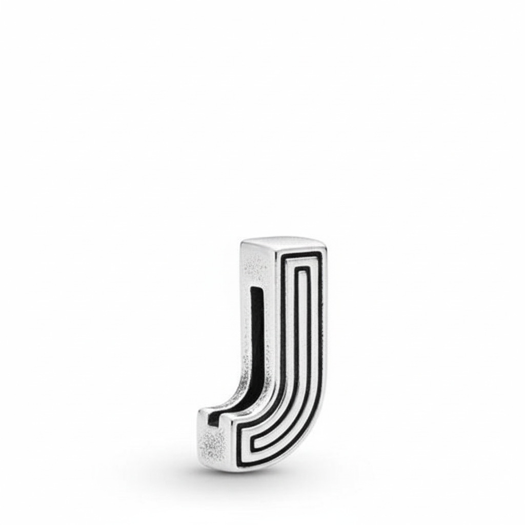 S925 Reflexion Alphabets A to Z Sterling Silver Charms Collection