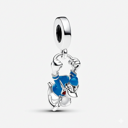 Disney Donald Duck Dangle Charm  S925 Sterling Silver