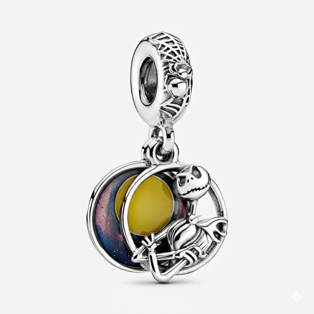 Nightmare Before Christmas Dangle Charm S925 Sterling Silver