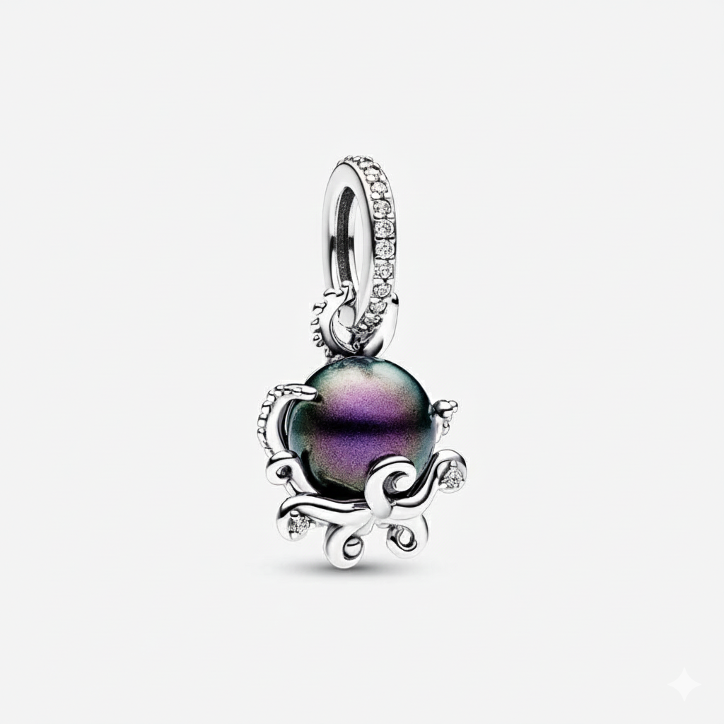 Disney The Little Mermaid Ursula Dangle Charm S925 Sterling Silver