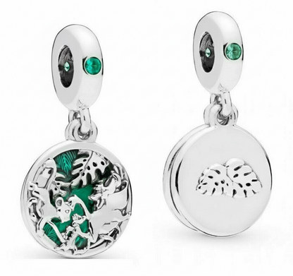 Disney The Lion King Simba, Timon & Pumbaa Charm  S925  Compatible Sterling Silver Charm