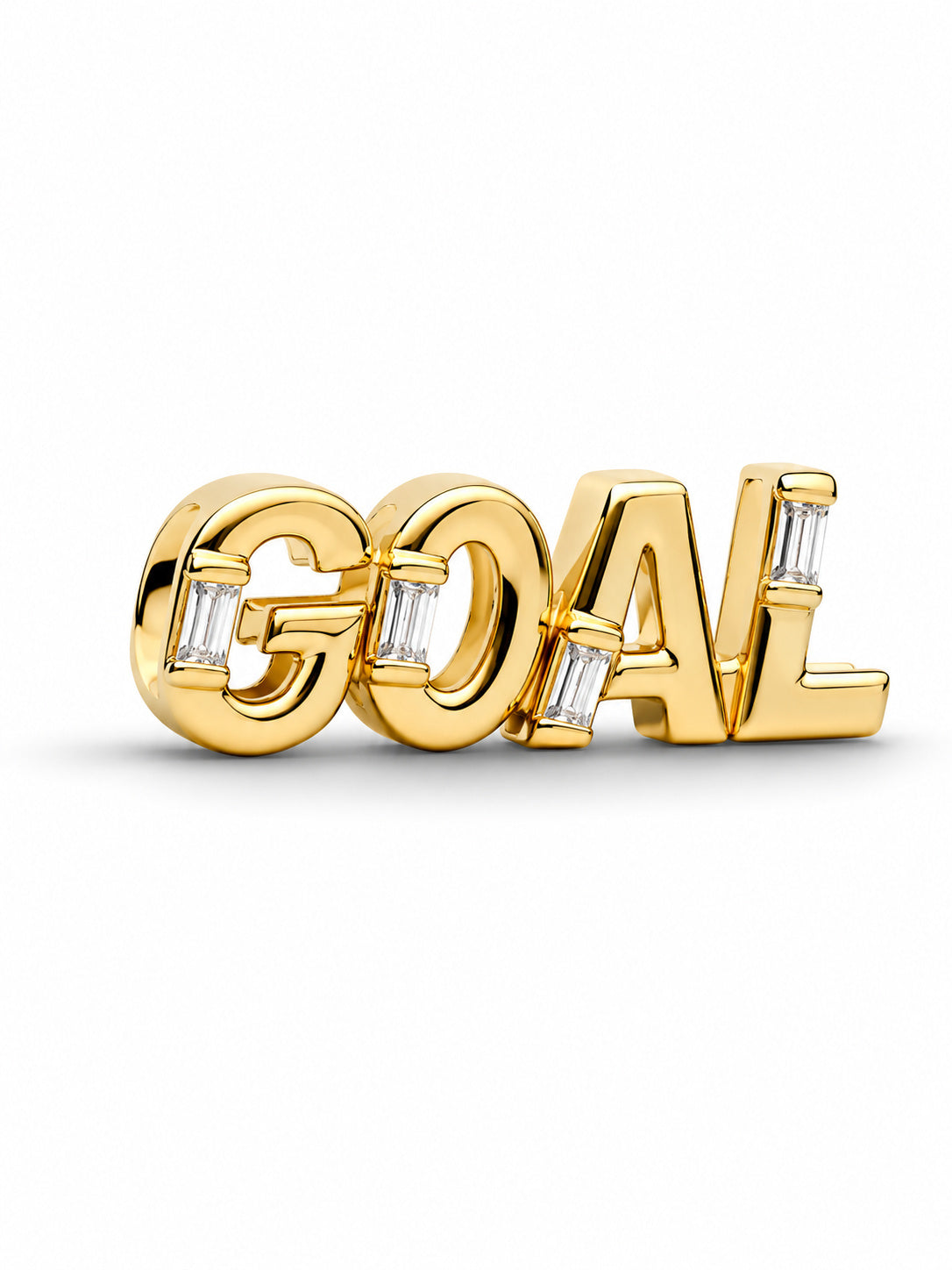 Goal Script Charm  S925 Sterling Silver