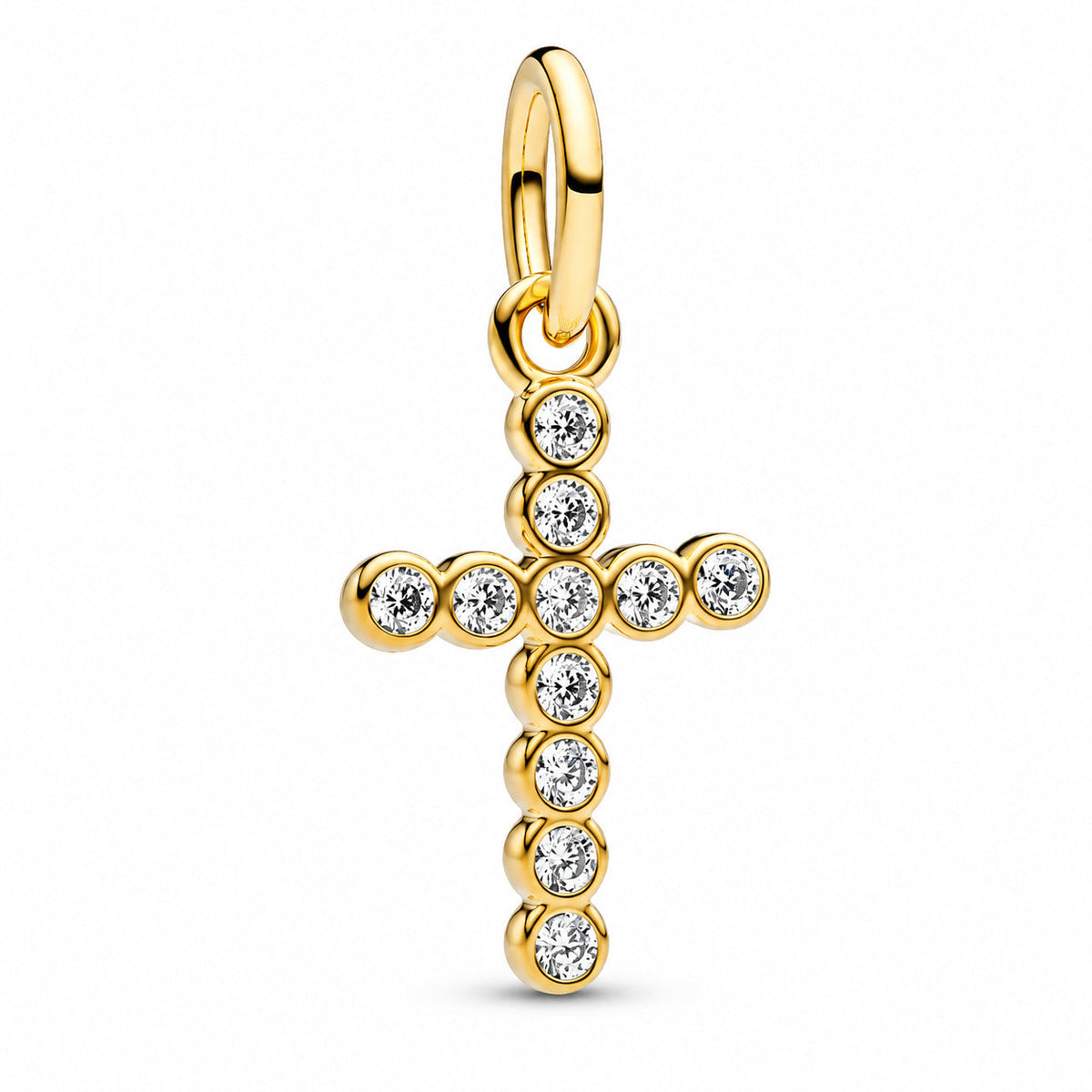 Cross Dangle Charm  S925 Sterling Silver
