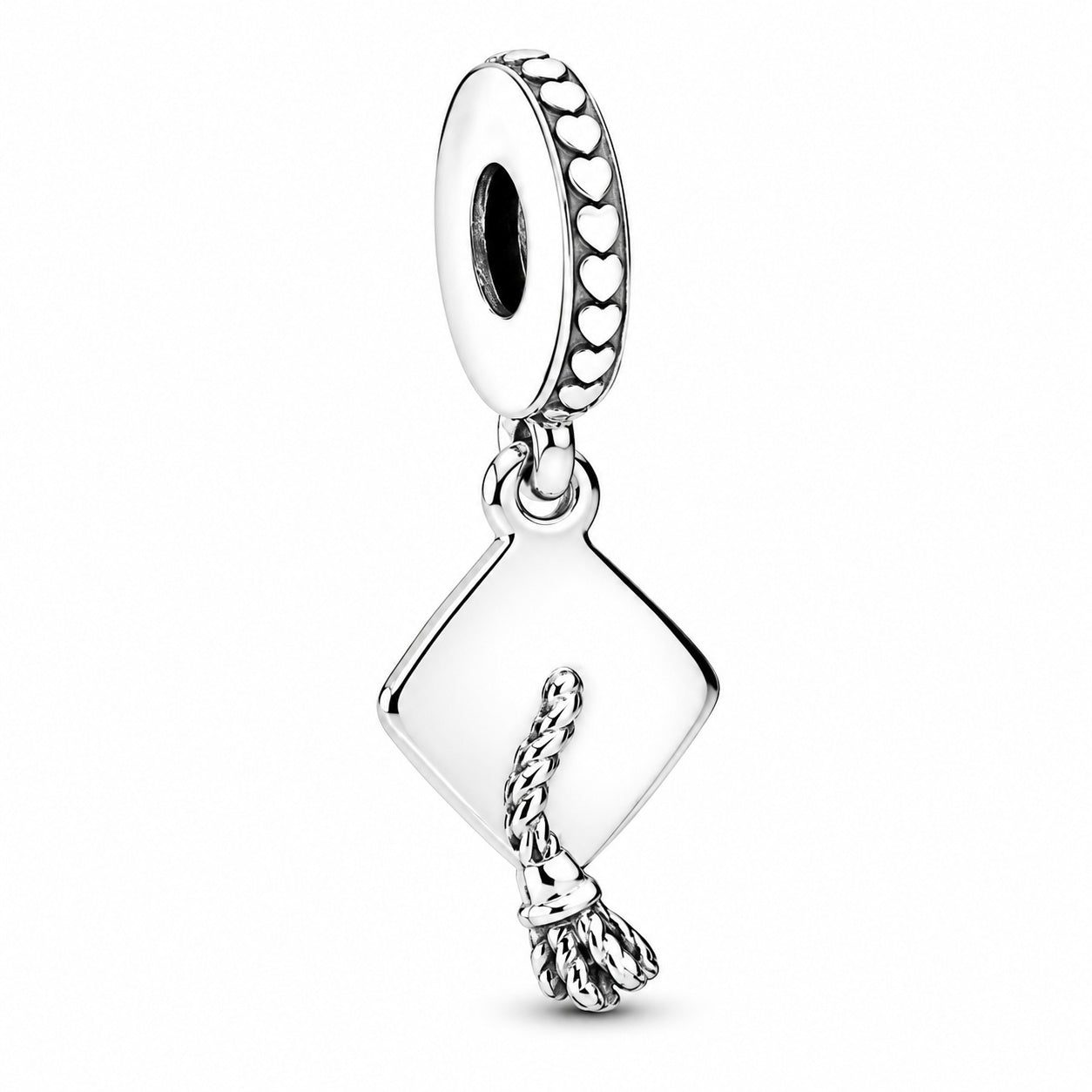 Graduation Dangle Charm S925 Sterling Silver