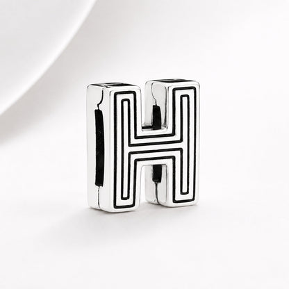 S925 Reflexion Alphabets A to Z Sterling Silver Charm Collection