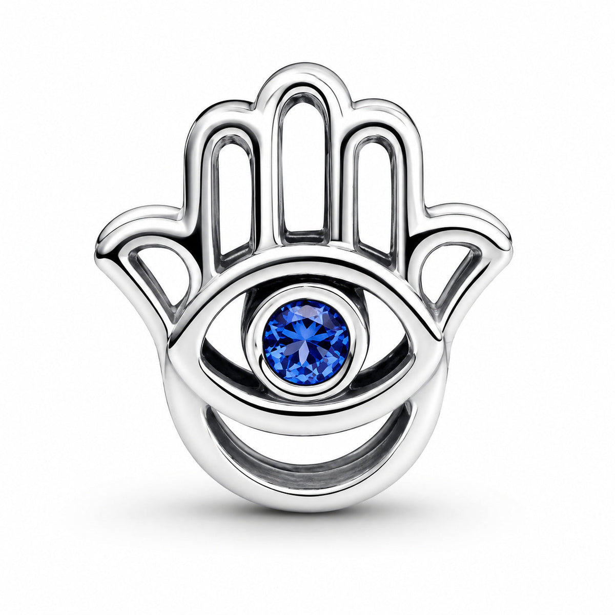 Hamsa Hand Charm  S925 Sterling Silver