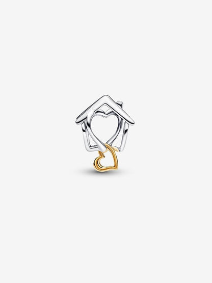 Home & Heart Charm S925 Sterling Silver