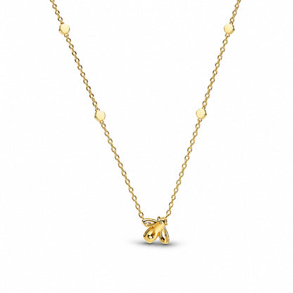 Honey Bee Necklace Pendant  S925 Sterling Silver