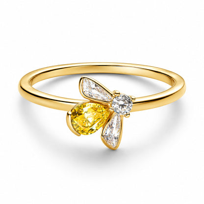 Honey Bee Sterling Silver Ring