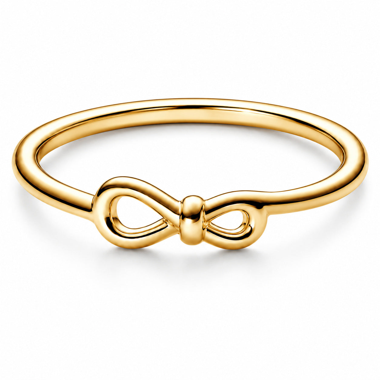 Infinity Knot Ring Gold Plated S925 Sterling Silver