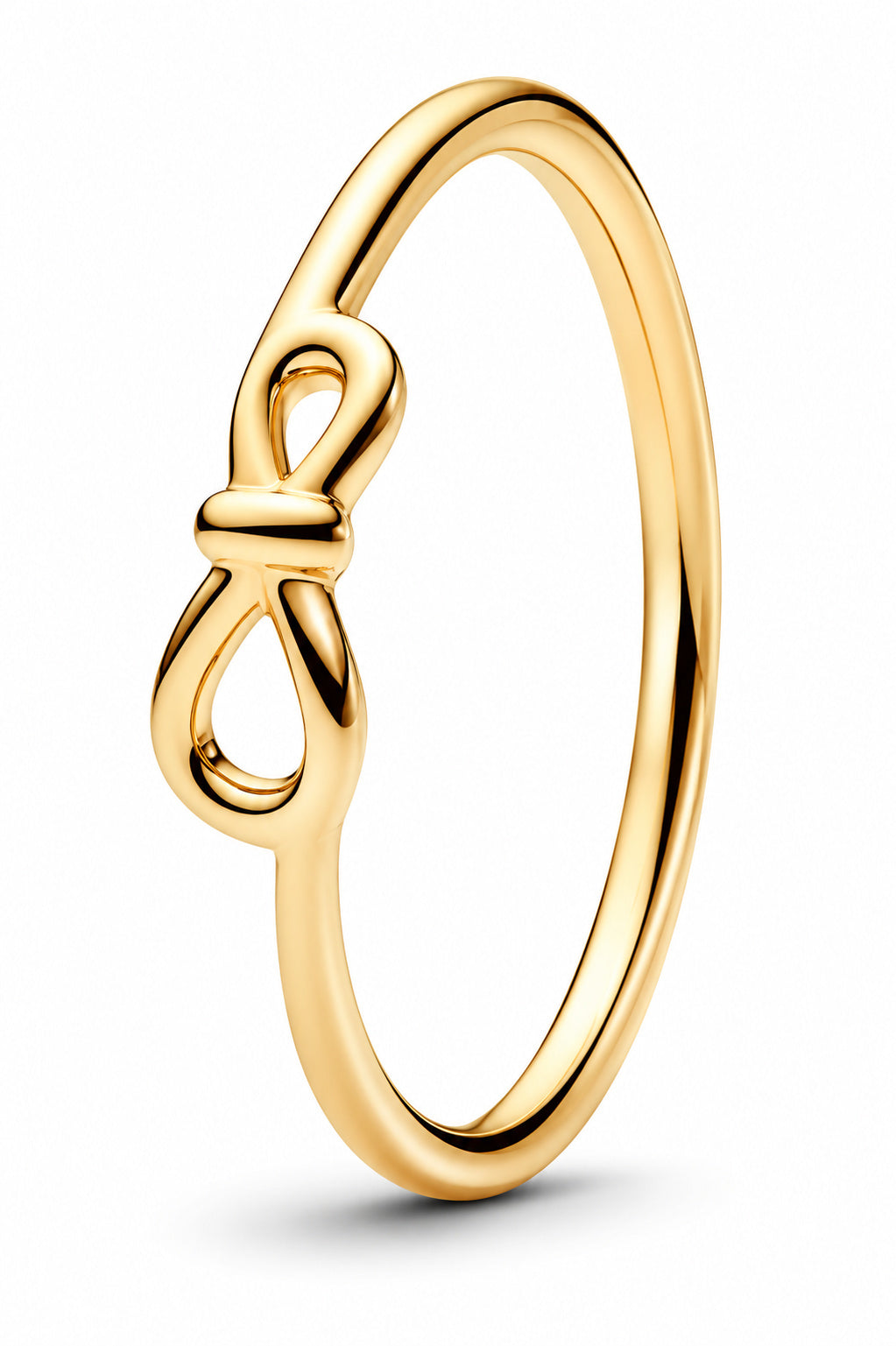 Gold Plated Infinity Knot Sterling Silver Ring