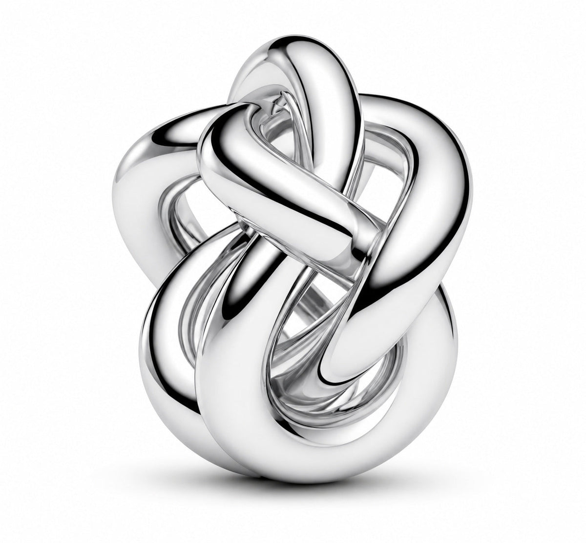 Infinity Knot Charm  S925 Sterling Silver