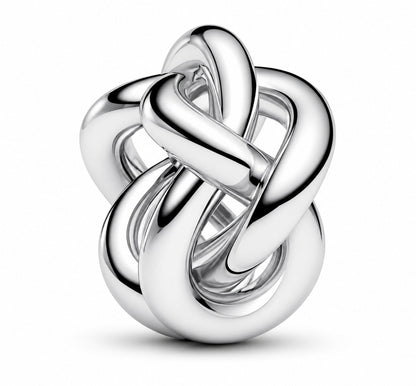 Infinity Knot Charm  S925 Sterling Silver