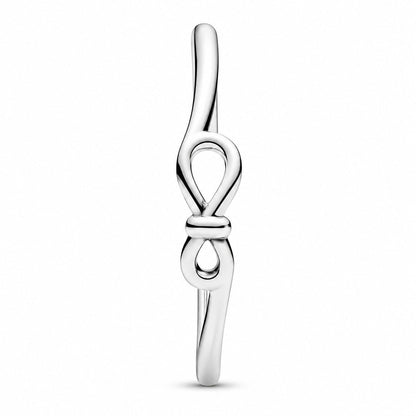 Infinity Knot Sterling Silver Ring