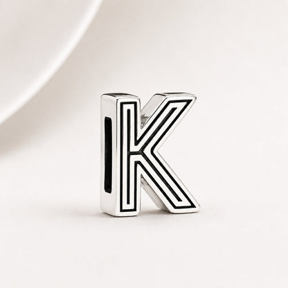 S925 Reflexion Alphabets A to Z Sterling Silver Charm Collection