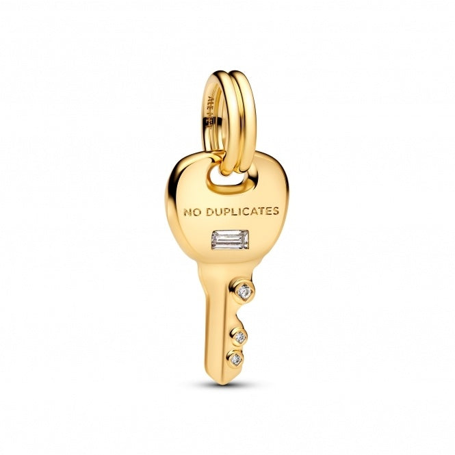 Key Dangle Charm S925 Sterling Silver