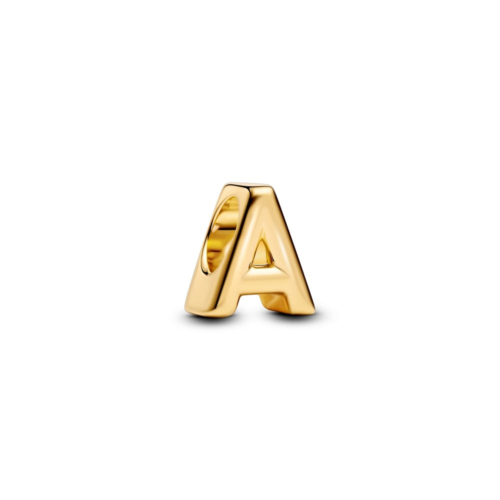 Letter A Alphabet Charm S925 Sterling Silver