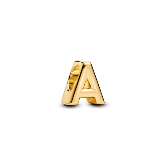 Letter A Alphabet Charm S925 Sterling Silver