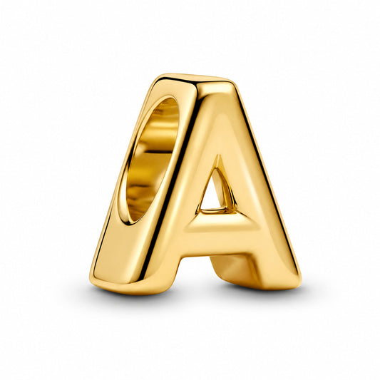 Letter A Alphabet Charm S925 Sterling Silver