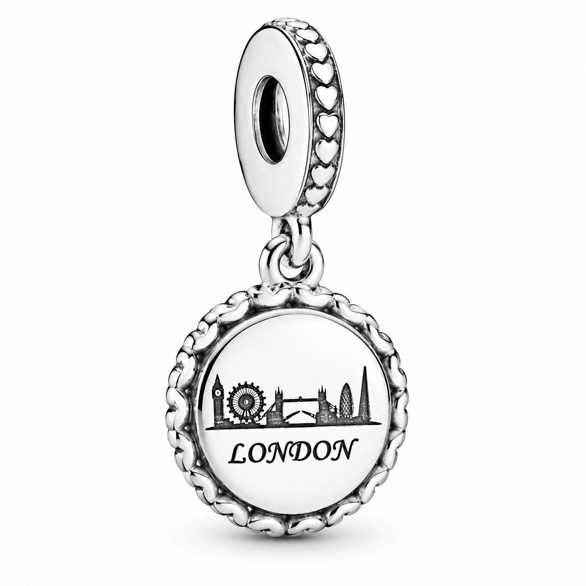 London Skyline Dangle Charm  S925 Sterling Silver