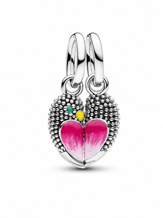 Love Birds Splitable Dangle Charm S925 Sterling Silver