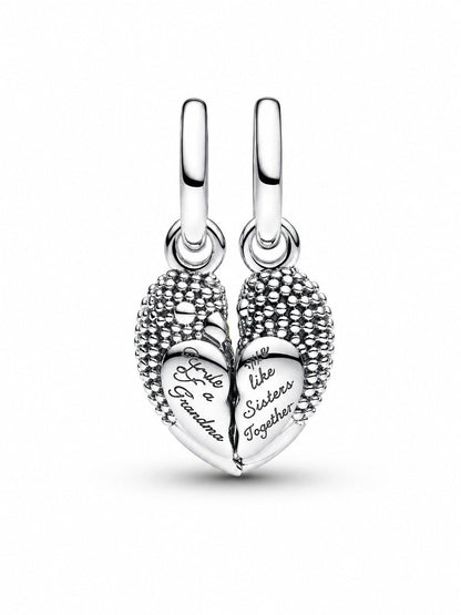 Love Birds Splitable Dangle Charm  S925 Sterling Silver