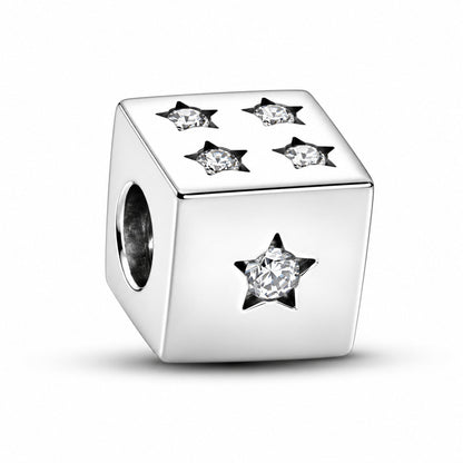Lucky Dice Charm  S925 Sterling Silver