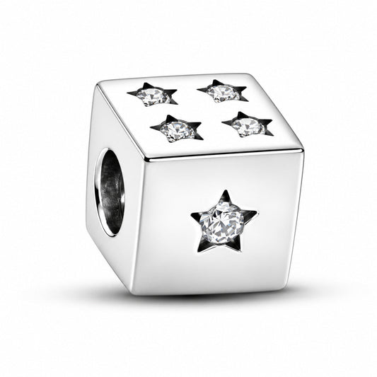 Lucky Dice Charm  S925 Sterling Silver