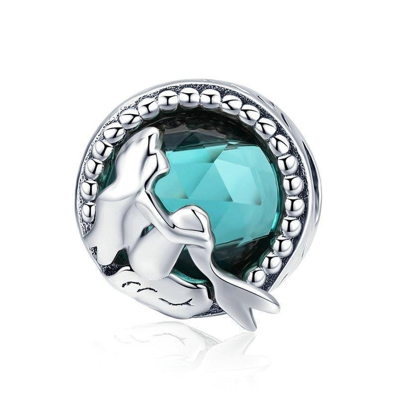 Disney The Little Mermaid Ariel Bead Charm Hallmarked S925 Sterling Silver