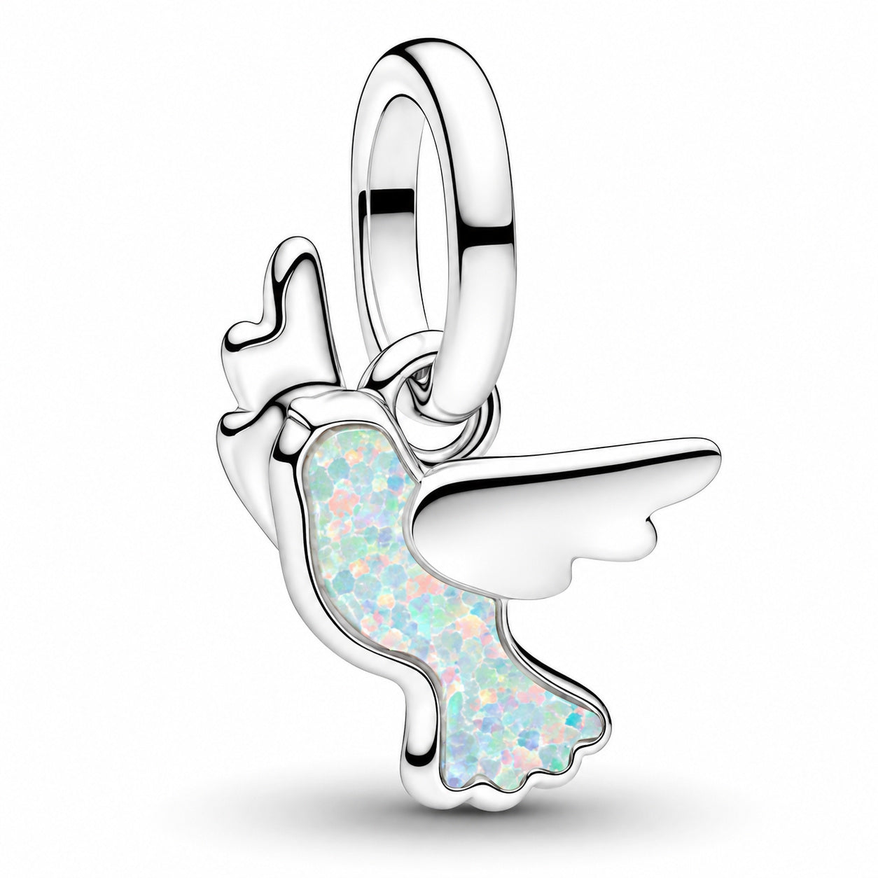 ME White Dove Mini Dangle Charm S925 Sterling Silver