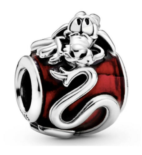 Disney Mulan Mushu Charm S925 Sterling Silver