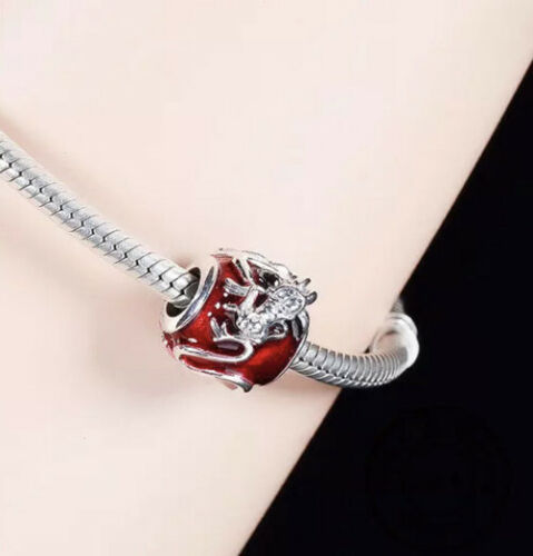 Disney Mulan Mushu Charm S925 Sterling Silver