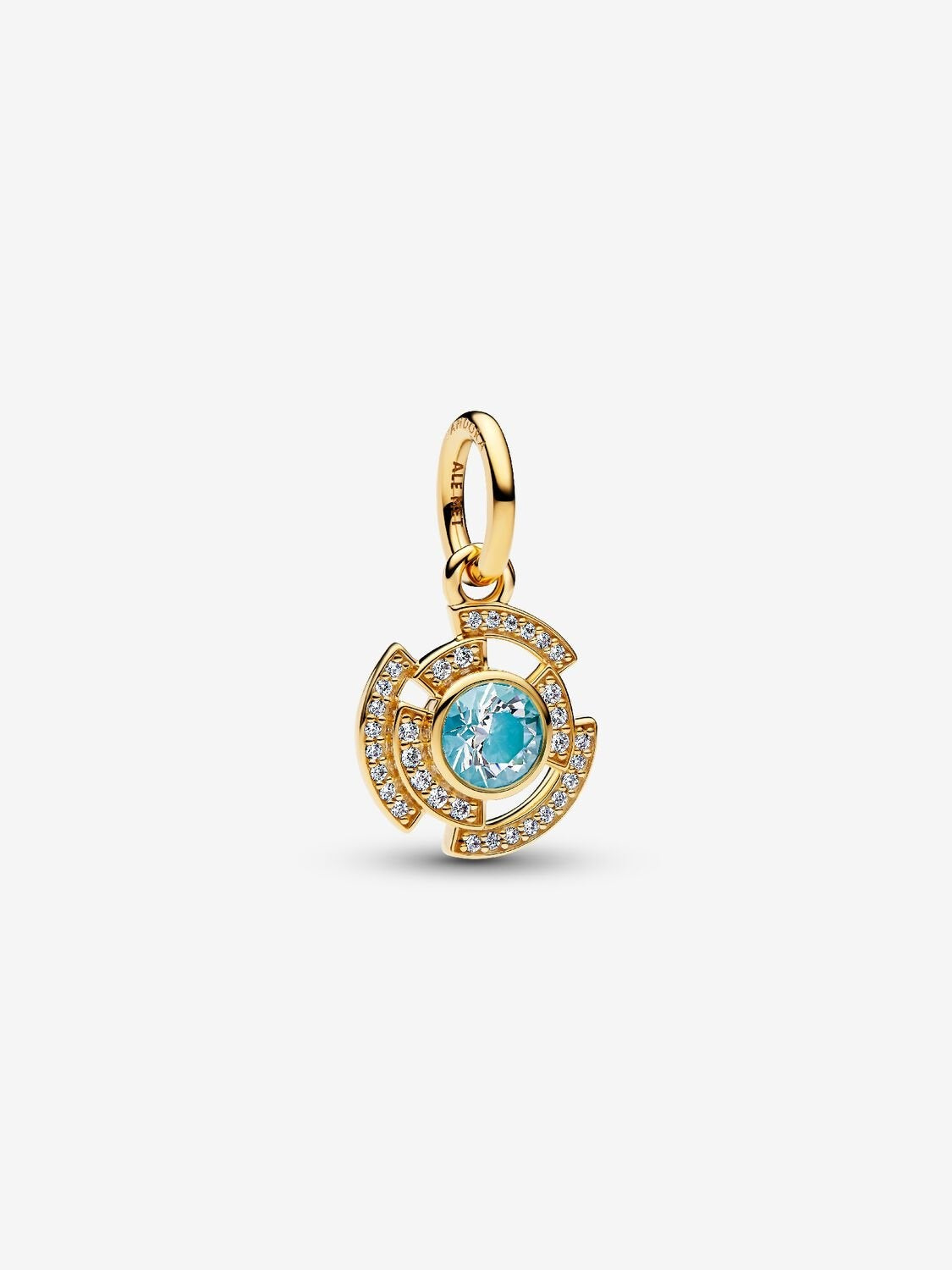 Marvel Iron Man Arc Reactor Dangle Charm S925 Sterling Silver