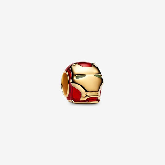 Marvel Iron Man Helmet Charm Hallmarked S925 Sterling Silver
