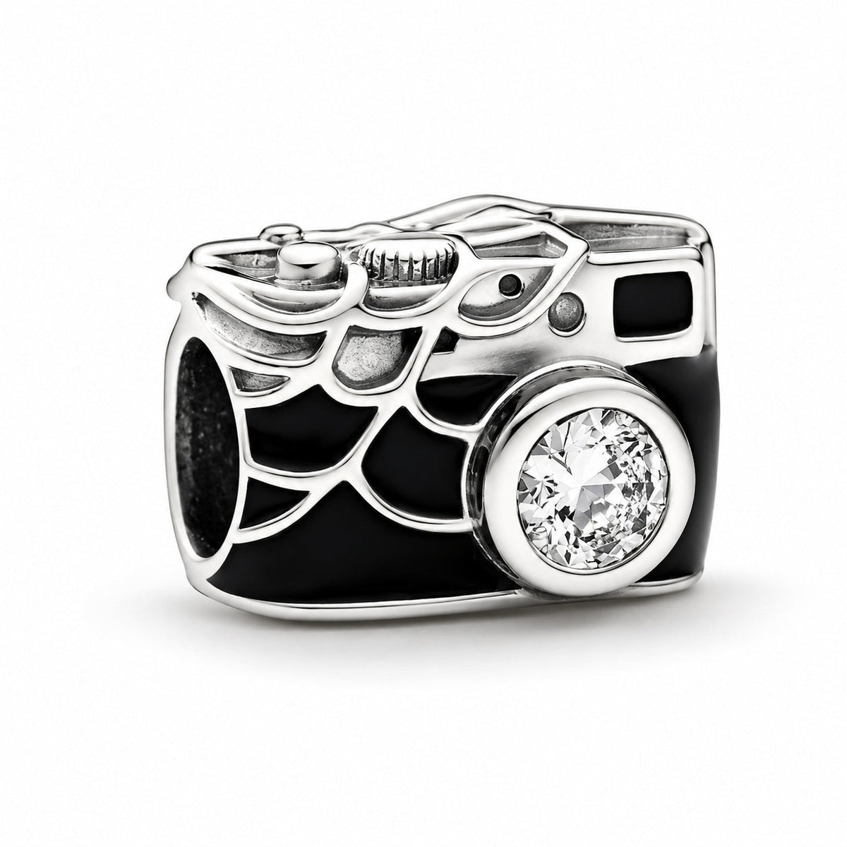 Marvel Spider-Man Camera Selfie Charm S925 Sterling Silver