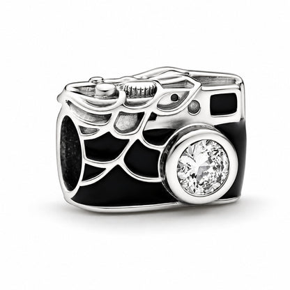 Marvel Spider-Man Camera Selfie Charm S925 Sterling Silver