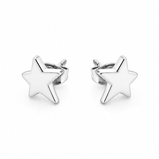 Mini Star Sterling Silver Stud Earrings