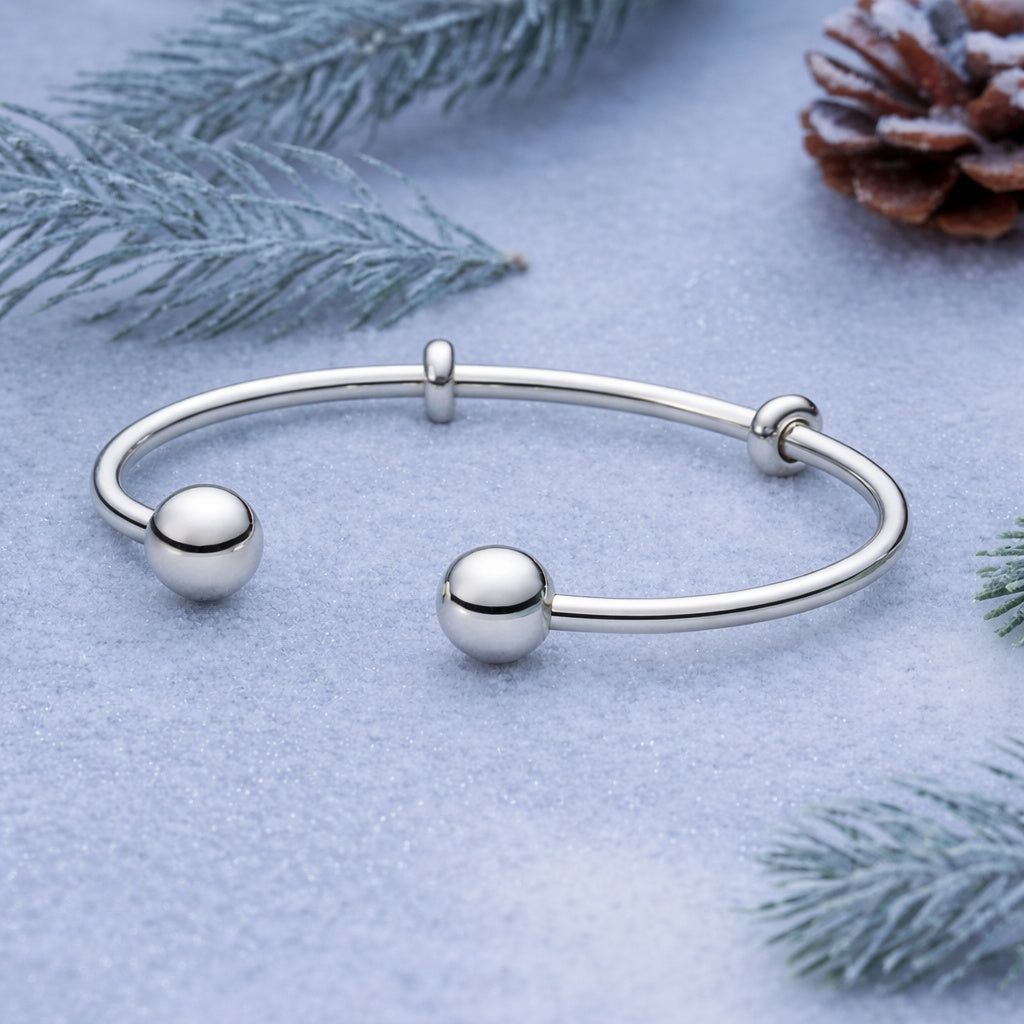 Moments Open Bangle S925 sterling silver hallmarked