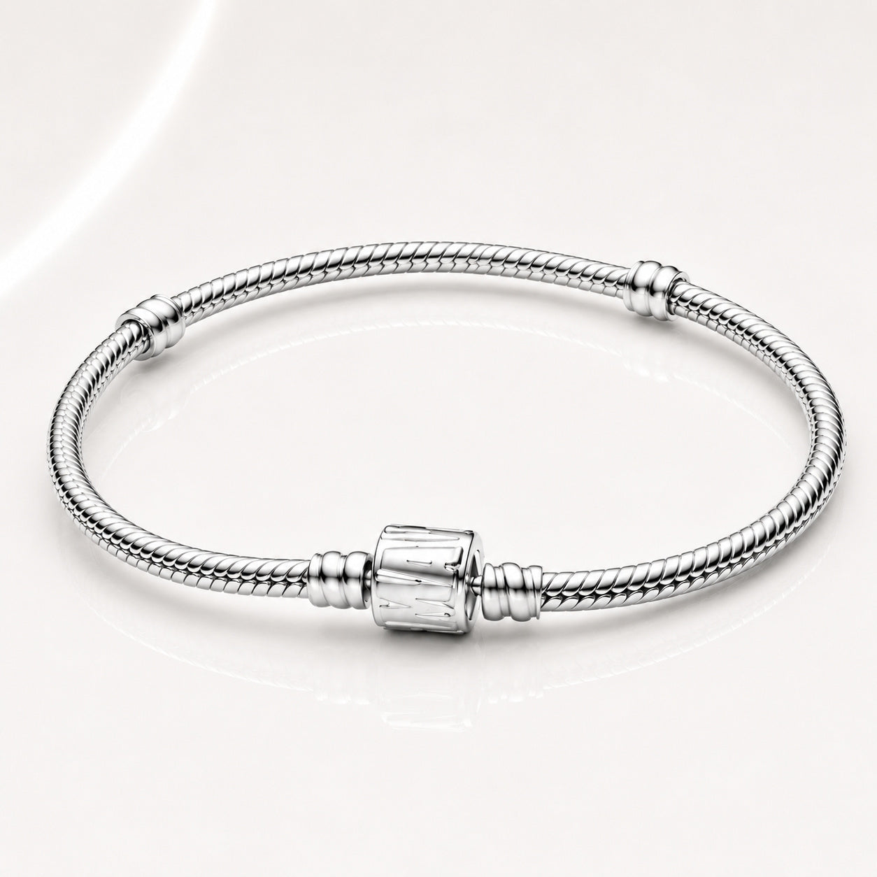 Marvel Snake Chain Clasp Bracelet S925 Sterling Silver