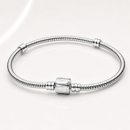 Marvel Snake Chain Clasp Bracelet S925 Sterling Silver