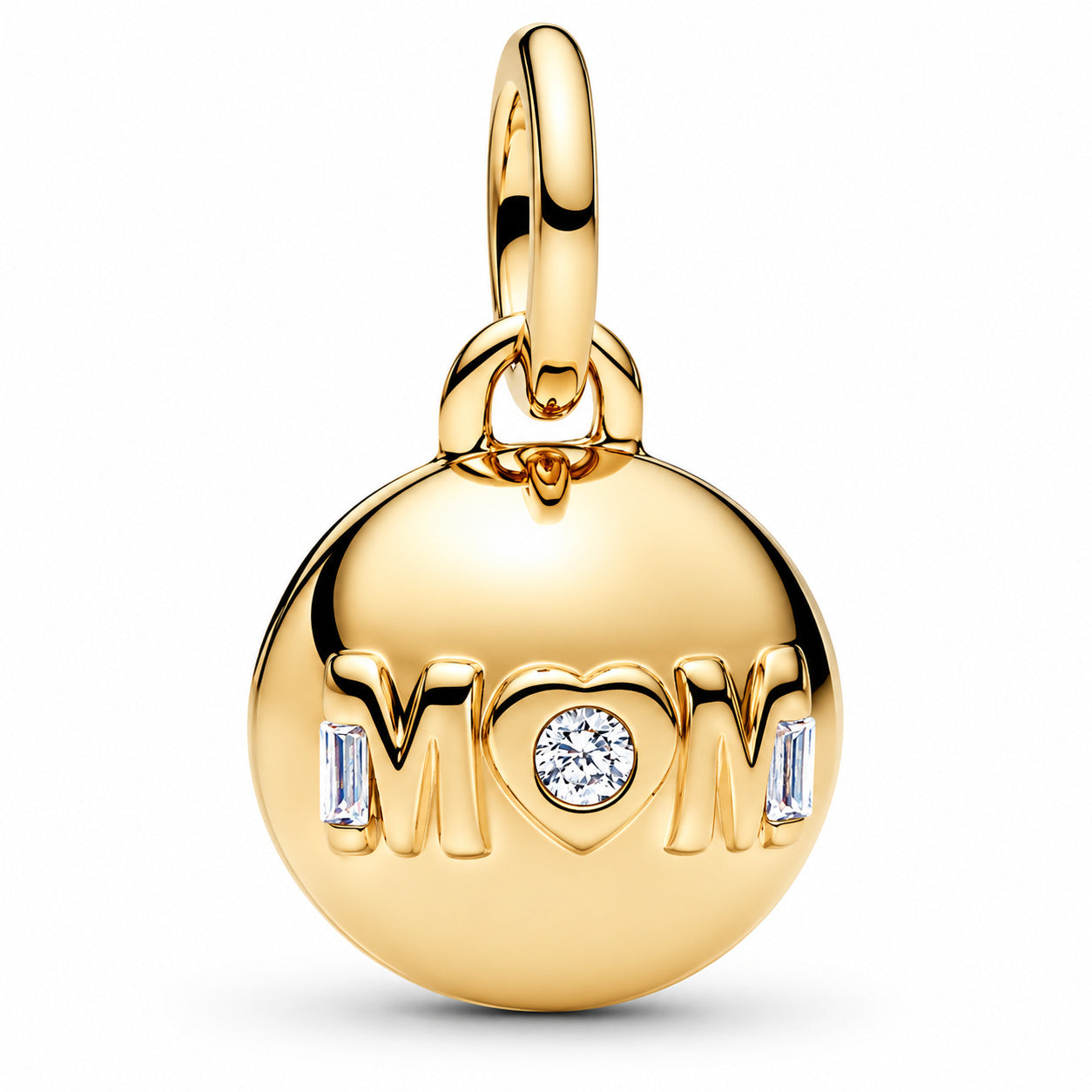 Mum Ball Clasp Charm S925 Sterling Silver