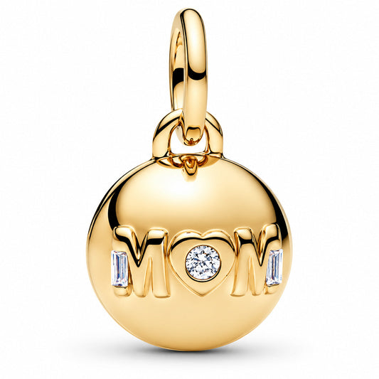 Mum Ball Clasp Charm S925 Sterling Silver